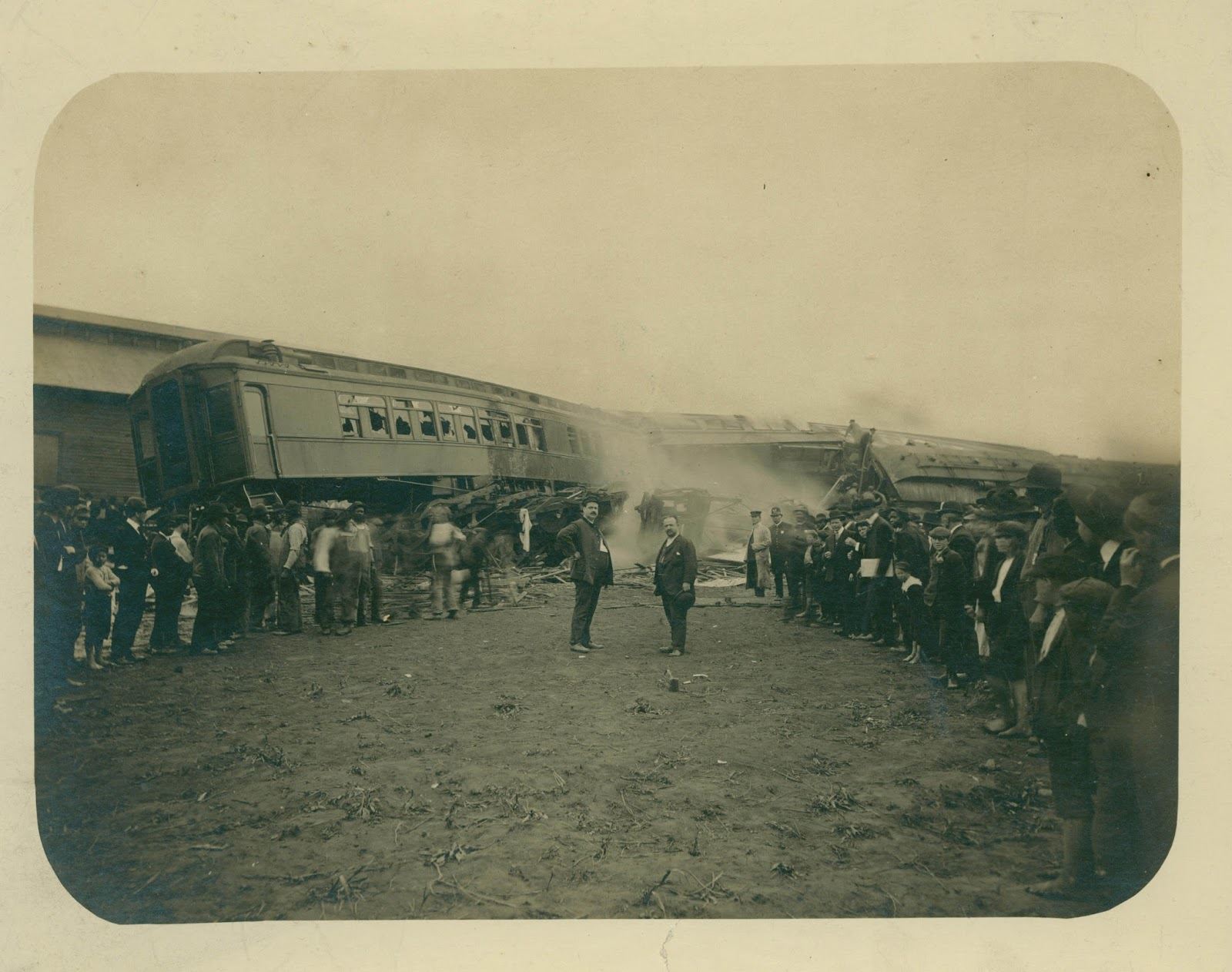Wreck of Southern Railway's No. 35 Mail Train